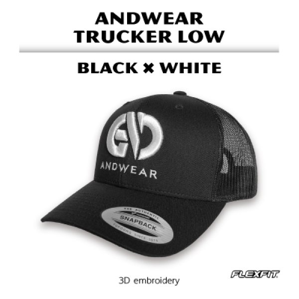 画像1: LOW TRUCKER BK×WH 3D (1)